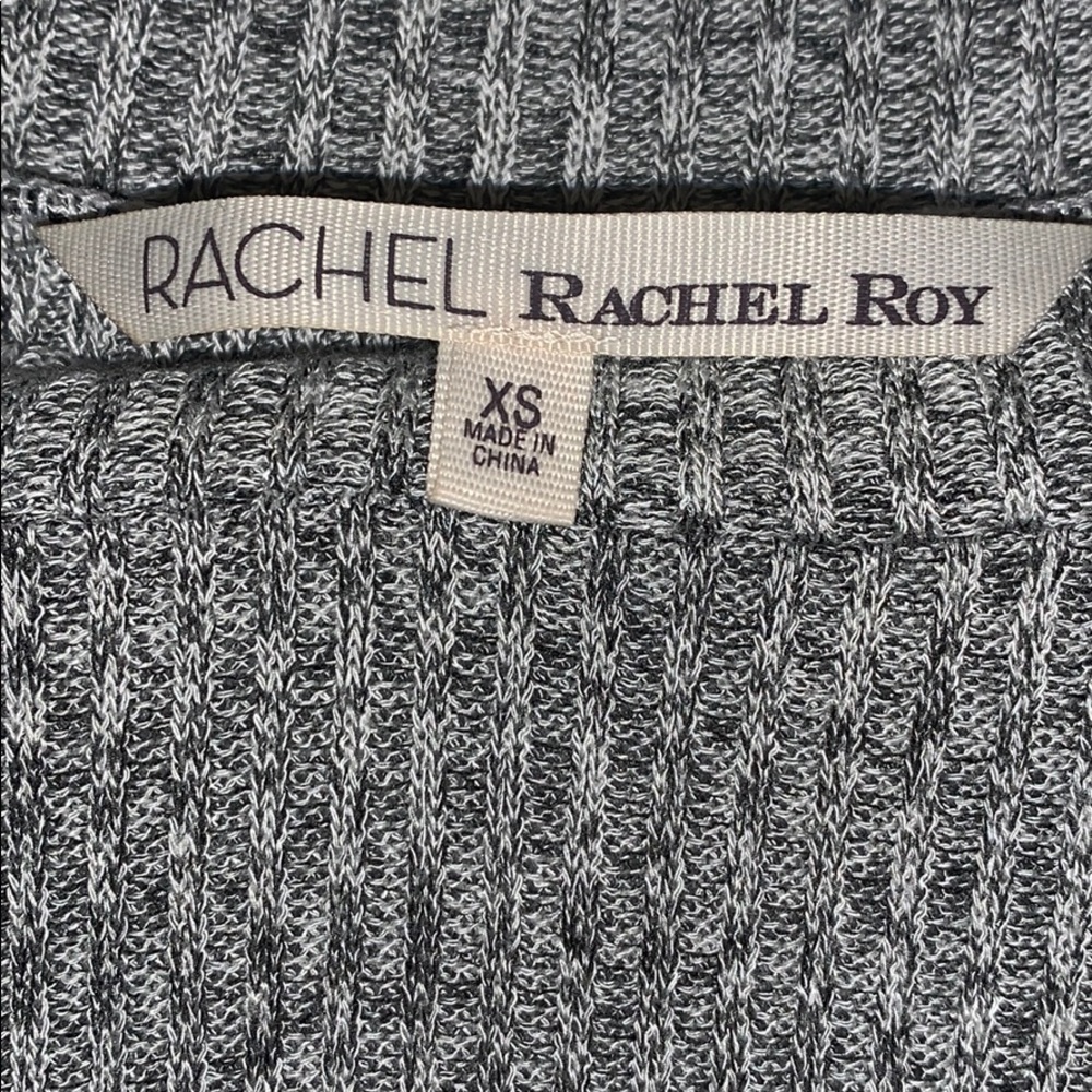 Rachel Roy Side Zipper Grey Marled Sweater Size XS - Picture 5 of 7